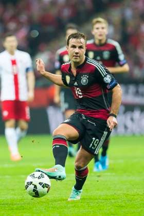 Mario Goetze (Niemcy) 2014.10.11, Warsaw , football, UEFA EURO, EM, Europameisterschaft,Fussball 2016 qualification , Poland - Germany.. n z Mario Goetze (Niemcy) fot. Lukasz Skwiot Foto Olimpik Warsaw U.S. EDITORIAL USE ONLY Copyright: xx ZUMA-20141011_zaf_cs13_012.jpg FotoxOlimpikx csmphoto974435