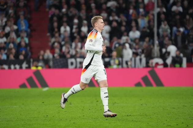 Jonathan Burkardt Germany, Germany, 10 is substituted Munich 14 10 2024 Germany vs Netherlands, Nations League, Matchday 4