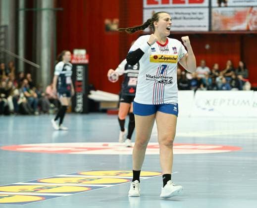 Diana Doegg Magnusdottir HSG Blomberg Lippe, 07 , siedessicher, Sport Union Neckarsulm vs HSG Blomberg Lippe, Handball, 1 Bundesliga Women, Matchday 5 ,Season 2024 2025, 20 10 2024, Eibner Pressefoto Andreas Ulmer Sport Union Neckarsulm vs HSG Blomberg Lippe, Handball, 1 Bundesliga Women, Matchday 5 ,Season 2024 2025, 20 10 2024, Neckarsulm Copyright: xEibner-Pressefoto AndreasxUlmerx EP_AUR