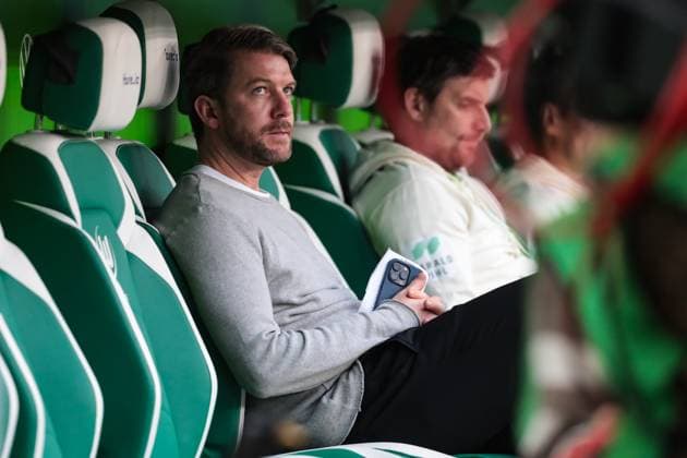 Head of Licensing Peter Niemeyer Werder Bremen 1 Soccer Bundesliga Season 2024 2025 VfL Wolfsburg vs Werder Bremen at the Volkswagen Arena in Wolfsburg Soccer,Germany,Man,Men,20 10 2024