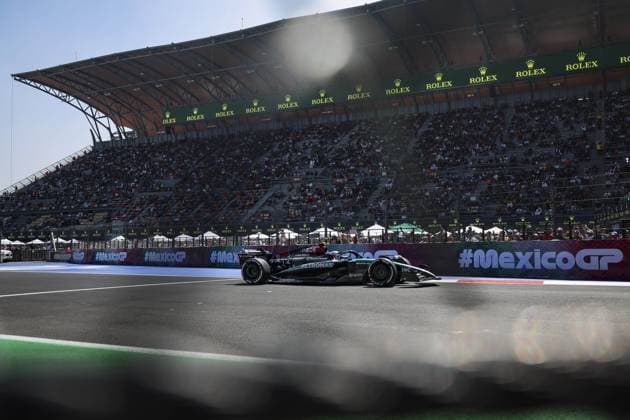 12 KIMI ANTONELLI Andrea (ita), Mercedes AMG F1 Team W15, action during the Formula 1 Gran Premio de la Ciudad de Mexico 2024, 20th round of the 2024 Formula One World Championship, WM, Weltmeisterschaft from October 25 to 27, 2024 on the Autodromo Hermanos Rodriguez, in Mexico City, Mexico - F1 - MEXICO CITY GRAND PRIX 2024 DPPI Panoramic  241025_R20_MESSICO_DP_FGDN7796