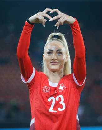 Switzerland Australia Alisha Lehmann Switzerland 25 10 2024 Stadium Letzigrund Zurich, SWITZERLAND, Season 2024 2025 Womens football international Switzerland Australia Alisha Lehmann Switzerland
