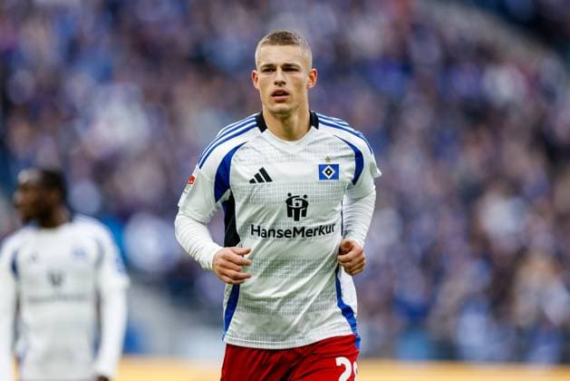Hamburg, November 3, 2024 Football, 2 Bundesliga 2024 25, Hamburger SV 1 FC Nürnberg Miro Muheim Hamburger SV, 28 DFL REGULATIONS PROHIBIT ANY USE OF PHOTOGRAPHS AS IMAGE SEQUENCES AND OR QUASI VIDEO