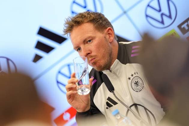 Football, national coach Julian Nagelsmann speaks at the kick-off press conference on Frankfurt am Main, 11 11 2024 at the DFB Campus Frankfurt am Main DFB Campus Hessen Germany
