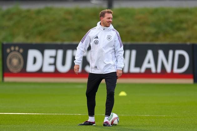 Soccer, national coach Julian Nagelsmann, training of the German national soccer team on Frankfurt am Main, 11 11 2024 at the DFB Campus Frankfurt am Main DFB Campus Hessen Germany
