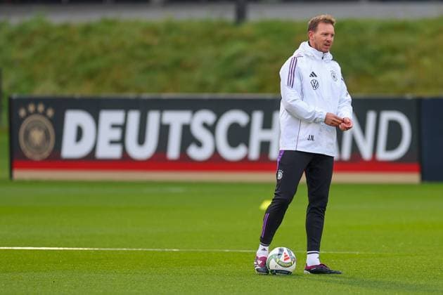 Soccer, national coach Julian Nagelsmann, training of the German national soccer team on Frankfurt am Main, 11 11 2024 at the DFB Campus Frankfurt am Main DFB Campus Hessen Germany