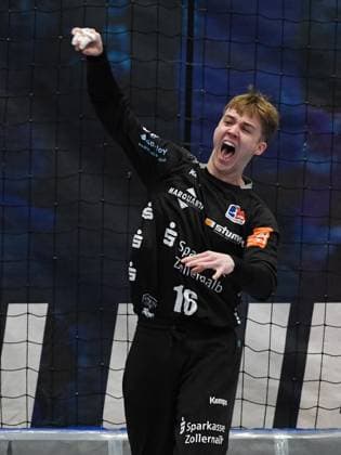 Magnus Bierfreund HBW Balingen Weilstetten 16 , HBW Balingen Weilstetten vs HSC 2000 Coburg, Handball, 2 Bundesliga, Season 2024 2025, Matchday 12, 22 11 2024, HBW Balingen Weilstetten vs HSC 2000 Coburg, Handball, 2 Bundesliga, Season 2024 2025, Matchday 12, 22 11 2024 Balingen Copyright: xEibner-Pressefoto FlorianxSchustx EP_FSU