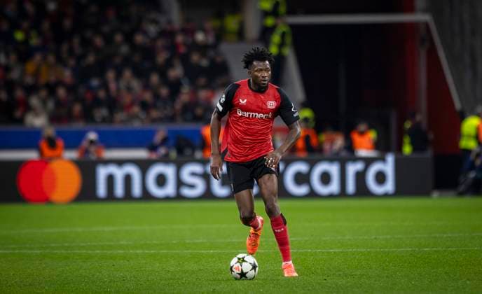 Leverkusen, Germany 26th Nov 2024 Edmond Tapsoba LEV Bayer Leverkusen FC Salzburg 26 11 2024