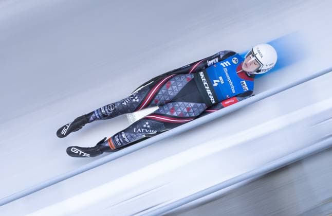 photographer FIL Michael Kristen 28 11 2024 1 FIL Eberspächer Luge World Cup, Lillehammer NOR , WC Norway, training, women single, single seater, picture Elina Ieva Bota LAT