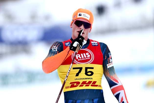 Nordic World Cup Lillehammer Lillehammer Lillehammer 20241206 Einar Hedegart in goal during the World Cup cross-country skiing at Birkebeineren Skistadion in Lillehammer Photo Geir Olsen NTB Lillehammer Norway EDITORIAL USE ONLY RESTRICTED USE FOR BETTING COMPANIES  Copyright: xGeirxOlsenx xNTBx