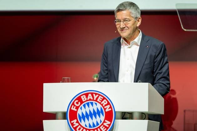 Herbert Heiner FC Bayern Muenchen, President , GER, FC Bayern Muenchen, Football, Bundesliga, Members Meeting, Annual General Meeting, Season 2024 2025, 08 12 2024, Eibner Pressefoto Sascha Walther GER, FC Bayern Muenchen, Football, Bundesliga, Members Meeting, Annual General Meeting, Season 2024 2025, 08 12 2024 Muenchen Copyright: xEibner-Pressefotox EP_EER