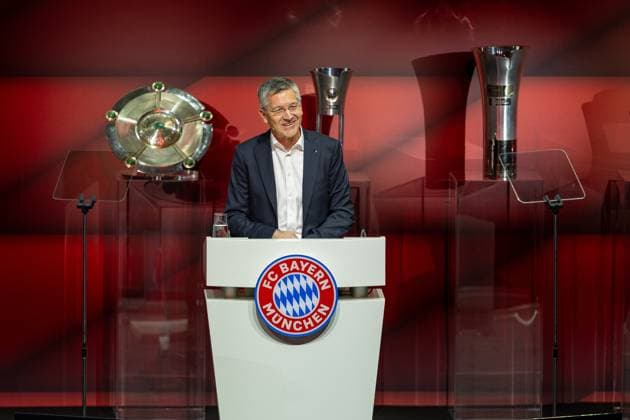 Herbert Heiner FC Bayern Muenchen, President , GER, FC Bayern Muenchen, Football, Bundesliga, Members Meeting, Annual General Meeting, Season 2024 2025, 08 12 2024, Eibner Pressefoto Sascha Walther GER, FC Bayern Muenchen, Football, Bundesliga, Members Meeting, Annual General Meeting, Season 2024 2025, 08 12 2024 Muenchen Copyright: xEibner-Pressefotox EP_EER