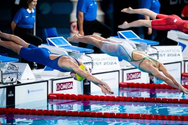 241211 Olivia Klint Ipsa of Sweden competes in women™s 100 meter breaststroke swimming heats during day 2 of the 2024 World Aquatics Short Course Swimming Championships on December 11, 2024 in Budapest Photo Emma Wallskog BILDBYRAN COP 320 EW0467 bbeng swimming swimming svomming 2024 world aquatics short course swimming championships kortbane vm sim vm vm kortbana  Copyright: EMMAxWALLSKOG BB241211EW055