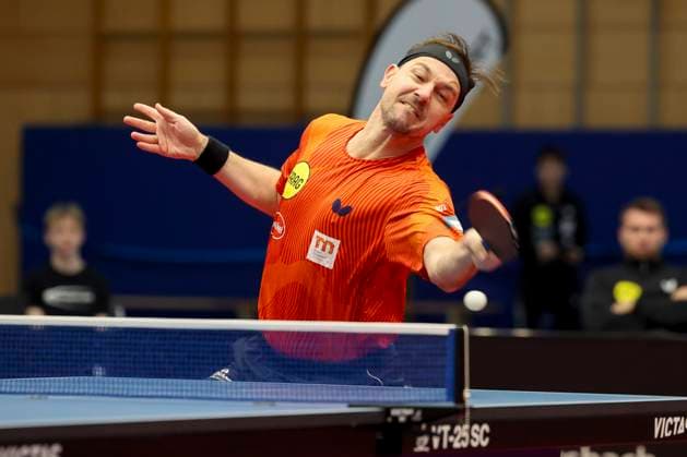 Timo Boll Borussia Duesseldorf controls the ball, 1 mens table tennis Bundesliga, TTC Schwalbe Bergneustadt vs Borussia Duesseldorf, Burstenhalle, December 11, 2024 in Bergneustadt, Germany Photo by Marco Steinbrenner DeFodi Images Timo Boll Borussia Duesseldorf controls the ball, 1 mens table tennis Bundesliga, TTC Schwalbe Bergneustadt vs Borussia Duesseldorf, Burstenhalle, December 11, 2024 in Bergneustadt, Germany Photo by Marco Steinbrenner DeFodi Images Defodi 700 berg dus 20241211 003 Defodi-700