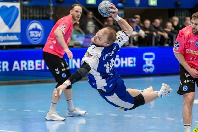 Peter Walz ThSV Eisenach, 14 GER, ThSV Eisenach vs TVB Stuttgart, Handball, 1 Handball Bundesliga, Matchday 15, Season 2024 2025, 14 12 2024 GER, ThSV Eisenach vs TVB Stuttgart, Handball, 1 Handball Bundesliga, Matchday 15, Season 2024 2025, 14 12 2024 Eisenach Copyright: xEibner-Pressefoto MartinxHerbstx EP_MHT
