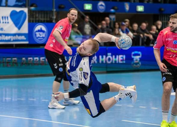 Peter Walz ThSV Eisenach, 14 GER, ThSV Eisenach vs TVB Stuttgart, Handball, 1 Handball Bundesliga, Matchday 15, Season 2024 2025, 14 12 2024 GER, ThSV Eisenach vs TVB Stuttgart, Handball, 1 Handball Bundesliga, Matchday 15, Season 2024 2025, 14 12 2024 Eisenach Copyright: xEibner-Pressefoto MartinxHerbstx EP_MHT