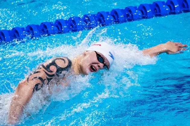 241215 Tomas Koski of Finland competes in men™s 200 meter freestyle swimming heats during day 6 of the 2024 World Aquatics Short Course Swimming Championships on December 15, 2024 in Budapest Photo Emma Wallskog BILDBYRAN COP 320 EW0471 swimming swimming svomming 2024 fina short course world swimming championships bbeng kortbane vm world championship 25m short course kortbana vm  Copyright: EMMAxWALLSKOG BB241215EW010