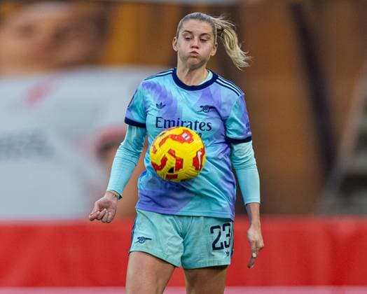 Football - FA Women™s Super League - Liverpool FC Women v Arsenal FC Women ST HELENS, ENGLAND - Sunday, December 15, 2024: Arsenal s Alessia Russo during the FA Women™s Super League match between Liverpool FC Women and Arsenal FC Women at the St Helens Stadium. (Photo by David Rawcliffe Propaganda) ST HELENS St Helens Stadium MERSEYSIDE ENGLAND Copyright: xPropagandaxPhotoxAgencyx P2024-12-15-Liverpool_W_Arsenal_W-26