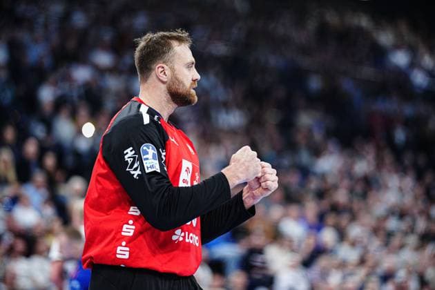 Cheering after Andreas Wolffs save THW Kiel, 33 GER, THW Kiel vs SG BBM Bietigheim, Handball, Bundesliga, Matchday, 16, Season 2024 2025, 22 12 2024 GER, THW Kiel vs SG BBM Bietigheim, Handball, Bundesliga, Matchday, 16, Season 2024 2025, 22 12 2024 Kiel Copyright: xEibner-Pressefoto MarcelxvonxFehrnx EP_MFN
