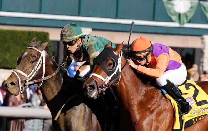 Horse Racing 2022: 10-08-22 Breeders™ Futurity Keeneland October 8, 2022, Lexington, KY, USA: October 08, 2022: Horse 7 Forte ridden by jockey Irad Ortiz Jr (outside, Green and white cap) wins the Claiborne Breeders Futurity (Grade 1) at Keeneland in Lexington, Kentucky on October 8th, 2022. Candice Chavez Eclipse Sportswire CSM Lexington KY USA EDITORIAL USE ONLY Copyright: xx ZUMA-20221008_zaf_cs17_034.jpg CandicexChavezx csmphototwo976079