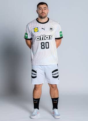 Grosswallstadt Handball DHB Germany Photo shoot Jannik Kohlbacher Germany Grosswallstadt Sporthotel Bayern Germany