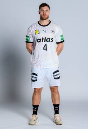 Grosswallstadt Handball DHB Germany Photo shoot Johannes Golla Germany Grosswallstadt Sporthotel Bayern Germany