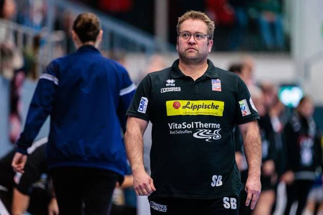 Steffen Birkner HSG Blomberg Lippe, Coach GER, HSG Blomberg Lippe vs BSV Sachsen Zwickau, Handball, 1 Bundesliga Women, Matchday 12, , 08 01 2025 GER, HSG Blomberg Lippe vs BSV Sachsen Zwickau, Handball, 1 Bundesliga Women, Matchday 12, , 08 01 2025 Blomberg Copyright: xEibner-Pressefoto JanxRollingerx EP_JSK