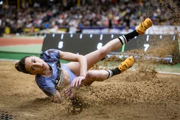 Indoor Meeting Dortmund Dortmund, 18 01 2025 Filippa Fotopoulou CYP Cyprus Indoor Meeting Dortmund as part of the World Athletics Indoor Tour Bronze in the Helmut Körnig Hall in Dortmund Germany on 18 01 2025 Copyright: xBEAUTIFULxSPORTS AxelxKohringx