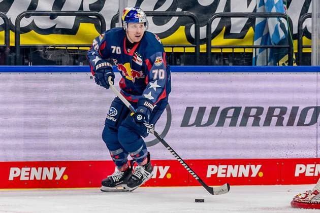 Maximilian Daubner EHC Red Bull Muenchen, 70 GER, EHC Red Bull Muenchen vs Duesseldorfer EG, Ice Hockey, DEL, Matchday 38, Season 2024 2025, 19 01 2025 GER, EHC Red Bull Muenchen vs Duesseldorfer EG, Ice Hockey, DEL, Matchday 38, Season 2024 2025, 19 01 2025 Muenchen Copyright: xEibner-Pressefoto FranzxFeinerx EP_HFR