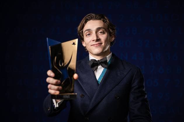 250120 Armand Duplantis, Achievement of the Year, poses for a portrait during the Sports Gala on January 20, 2025 in Stockholm  Copyright: JOHANNAxSÄLL BB250120ZI020
