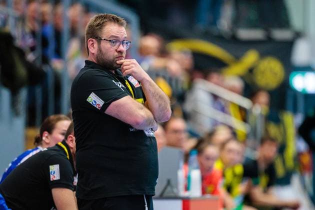 Steffen Birkner HSG Blomberg Lippe, Coach GER, HSG Blomberg Lippe vs Borussia Dortmund, Handball, 1 Bundesliga Women, Matchday 14, Season 2024 2025, 22 01 2025 GER, HSG Blomberg Lippe vs Borussia Dortmund, Handball, 1 Bundesliga Women, Matchday 14, Season 2024 2025, 22 01 2025 Blomberg Copyright: xEibner-Pressefoto JanxRollingerx EP_JSK