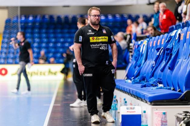 Steffen Birkner HSG Blomberg Lippe, Coach GER, HSG Blomberg Lippe GER vs KGHM MKS Zaglebie Lubin POL , Handball, EHF European League Women, Group Phase, 26 01 2025 GER, HSG Blomberg Lippe GER vs KGHM MKS Zaglebie Lubin POL , Handball, EHF European League Women, Group Phase, 26 01 2025 Blomberg Copyright: xEibner-Pressefoto JanxRollingerx EP_JSK