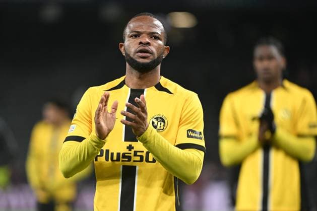 29 01 2025, Bern, Stadion Wankdorf, Uefa Champions League BSC Young Boys Red Star Belgrade, 15 Meschack Elia Young Boys Bern Stadion Wankdorf Bern Switzerland Copyright: xJustPictures.ch ManuelxWinterbergerx jp-de-MaWi-MWI_1271