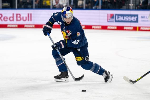 Yasin Ehlitz 42 EHC Red Bull Muenchen , EHC Red Bull Muenchen vs Schwenninger Wild Wings, PENNY DEL, Main Round, Matchday 44, 13 02 2025 Muenchen Bayern Germany Copyright: xkolbert-press UlrichxGamelx