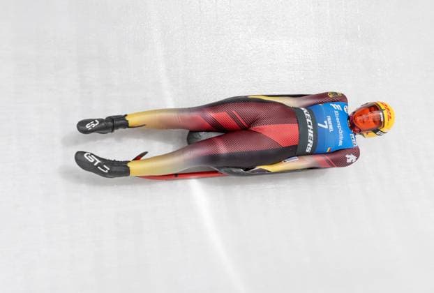 photographer FIL Michael Kristen 14 02 2025 8 FIL Eberspächer Luge World Cup, Olympic Sliding Center PyeongChang KOR , WC South Korea, training, Women™s Singles, picture Merle Fräbel GER