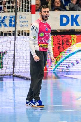 Matija Spikic (ThSV Eisenach, 1) GER, ThSV Eisenach gegen SC DHfK Leipzig, Handball, Daikin 1. Handballbundesliga, 20.Spieltag, Saison 2024 2025, 21.02.2025. GER, ThSV Eisenach gegen SC DHfK Leipzig, Handball, Daikin 1. Handballbundesliga, 20.Spieltag, Saison 2024 2025, 21.02.2025. Eisenach Copyright: xEibner-Pressefoto MartinxHerbstx EP_MHT