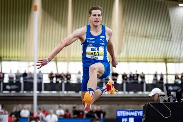 German Indoor Athletics Championships Dortmund, 23 02 2025 Max Heß LAC Erdgas Chemnitz German Indoor Athletics Championships on 23 02 2025 in the Helmut Körnig Hall in Dortmund Copyright: xBEAUTIFULxSPORTS AxelxKohringx