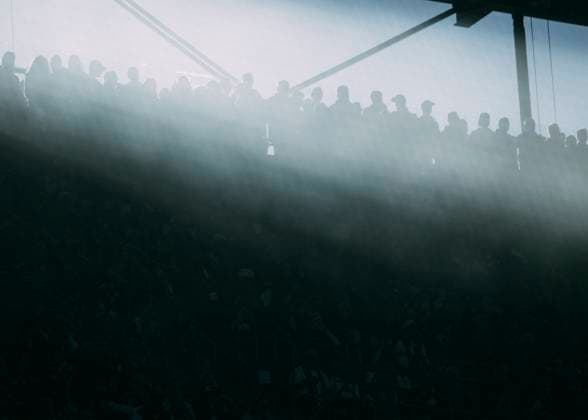 Cologne, RheinEnergieStadion, 23 02 2025 Light and shadow during the 2 Bundesliga match 1 FC Koeln vs Fortuna Duesseldorf