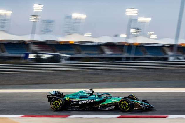Lance Stroll CAN, Aston Martin Aramco Formula One Team 18 BHR, Formula 1 World Championship, Formula 1 testing, Bahrain international Circuit, 27 02 2025 BHR, Formula 1 World Championship, Formula 1 testing, Bahrain international Circuit, 27 02 2025 Sakhir Copyright: xEibner-Pressefoto ThomasxFuesslerx EP_TFR