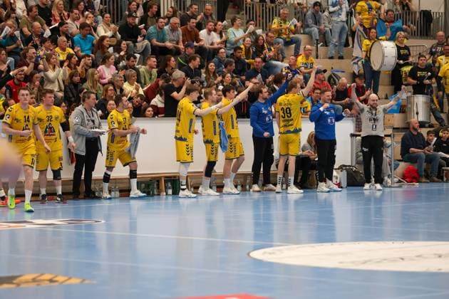Freude freuen Jubel Jubel, Torjubel, jubelt über das Tor, celebrate the goal, celebration HSG GER, GER, HSG Konstanz gegen HSC 2000 Coburg, Handball 2 Bundesliga, 22 Spieltag, Saison 2024 2025, 08 03 25 GER, HSG Konstanz gegen HSC 2000 Coburg, Handball 2 Bundesliga, 22 Spieltag, Saison 2024 2025, 08 03 25 Foto Eibner Pressefoto Thiemann Kirsten Konstanz Copyright: xEibner-Pressefoto KirstenxThiemax