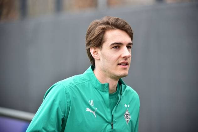 13 03 2025 Moenchengladbach Football, Men, Season 2024 2025, Training Borussia Moenchengladbach Florian Neuhaus Gladbach DFL regulations prohibit any use of photographs as image sequences and or quasi video Borussia Park NRW Germany