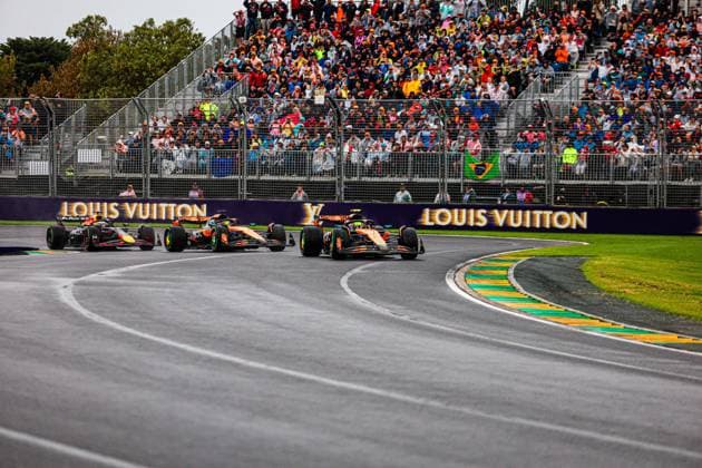 start of the race during the Race of Formula 1 Louis Vuitton Australian Grand Prix 2025; Albert Park, Melbourne, Australia, from March 14 to 16 2025 Formula 1 Louis Vuitton Australian Grand Prix 2025 Alessio De Marco