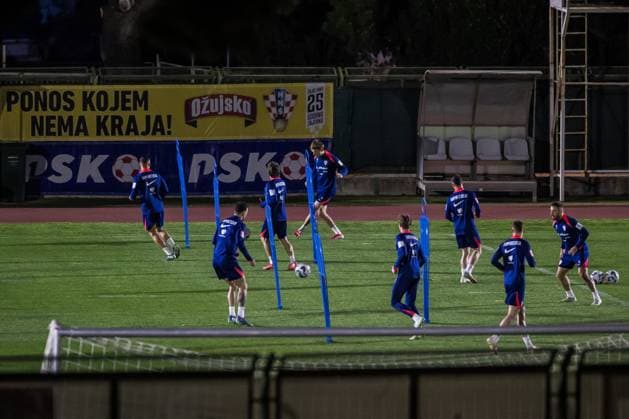 Training session of Croatian National Football Team Training session of Croatian National Football Team at Poljud Stadium on March 17, 2025 in Split, Croatia. Croatia will play UEFA League of Nations match against France on March 20.  ZvonimirxBarisin PIXSELL