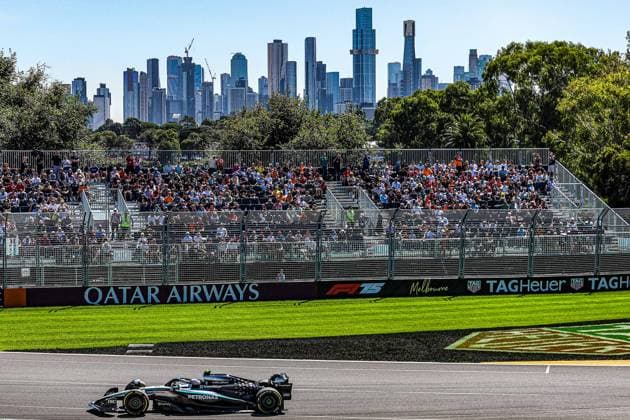 Andrea Kimi Antonelli ITA Mercedes AMG PETRONAS F1 Team Mercedes W16 Mercedes E Performance during Friday Practice Session of Formula 1 Louis Vuitton Australian Grand Prix 2025 Albert Park, Melbourne, Australia, from March 14 to 16 2025 Formula 1 Louis Vuitton Australian Grand Prix 2025 Malbourne Copyright: xEibner-Pressefotox EP_ADM
