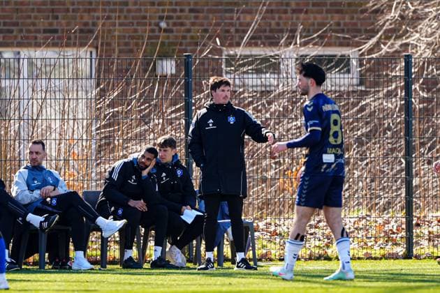 Merlin Polzin Hamburger SV, Coach GER, Hamburger SV vs 1 FC Phoenix Luebeck, Football, Test match, Season 2024 2025, 19 03 2025 GER, Hamburger SV vs 1 FC Phoenix Luebeck, Football, Test match, Season 2024 2025, 19 03 2025 Hamburg Copyright: xEibner-Pressefoto MarcelxvonxFehrnx EP_MFN