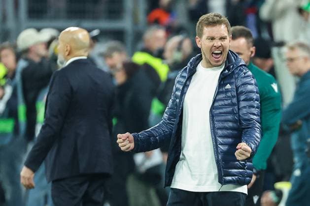 UEFA Nations League 24 25 Germany Italy on 23 03 2025 at Signal Iduna Park in Dortmund Final cheers for coach Julian Nagelsmann Germany MH