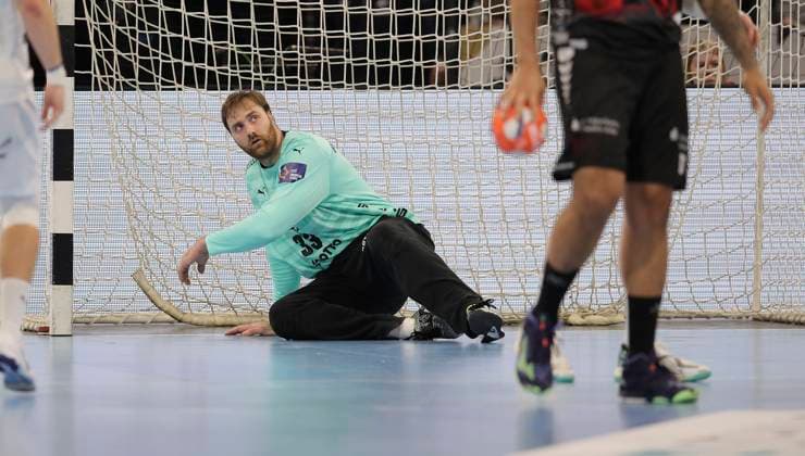Photo skeptical face of goalkeeper Andreas WOLFF Kiel Handball Mens European League on Tue 04 03 2025 THW Kiel MT Melsungen 35 24