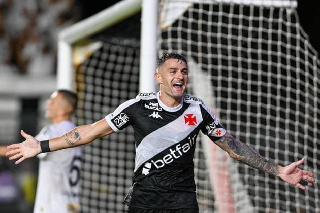 Vasco x Santos RIO DE JANEIRO, RJ - 30.03.2025: VASCO X SANTOS - Vegetti celebrates goal during Vasco X Santos held in São Januário for the 1st round of the Brazilian Championship, on Sunday night (30), in Rio de Janeiro, RJ. (Photo: Celso Pupo Fotoarena) x2714250x  CelsoxPupo
