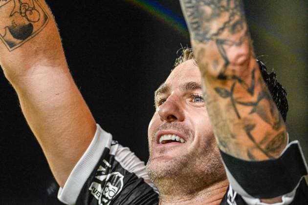 Vasco x Santos RIO DE JANEIRO, RJ - 30.03.2025: VASCO X SANTOS - Vegetti celebrates goal during Vasco X Santos held in São Januário for the 1st round of the Brazilian Championship, on Sunday night (30), in Rio de Janeiro, RJ. (Photo: Celso Pupo Fotoarena) x2714252x  CelsoxPupo