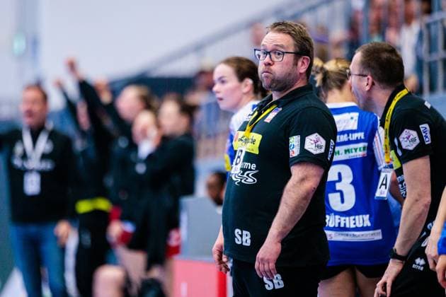 Steffen Birkner HSG Blomberg Lippe, Coach GER, HSG Blomberg Lippe vs HB Ludwigsburg, Handball, 1 Bundesliga Women, Matchday 21, Season 2024 2025, 02 04 2025 GER, HSG Blomberg Lippe vs HB Ludwigsburg, Handball, 1 Bundesliga Women, Matchday 21, Season 2024 2025, 02 04 2025 Blomberg Copyright: xEibner-Pressefoto JanxRollingerx EP_JSK